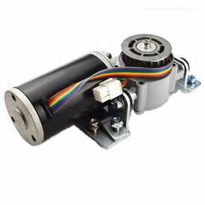 Auto motorr 24VDC 65W 4200RPM IP44 de revestimento cinzento do abridor da porta do motor do equipamento da porta