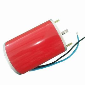 Motor automático da porta deslizante do revestimento vermelho do rubi, CW e CCW, operação lisa de baixo nível de ruído de 12VDC 3600RPM
