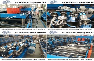 Rolo linear movente de Guider do guia de corrediça que forma a máquina para Purlins de C Z