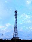 A telecomunicação eleva-se, torres Quente-mergulho-galvanizadas torres da estrutura do telemóvel