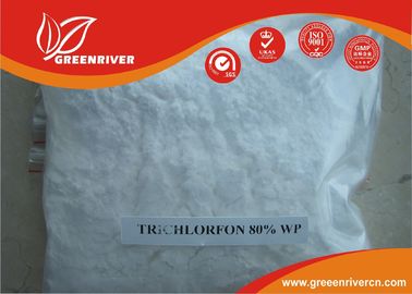 Inseticida CAS do organophosphate de Trichlorfon 80%WP nenhum 52-68-6