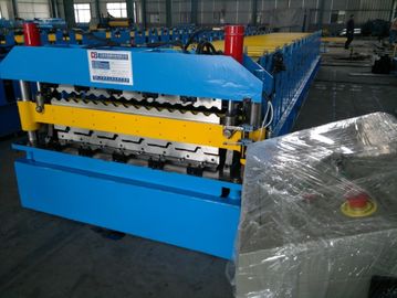 Camada dupla 380V Roll máquina formadora com conversão de freqüência de corrente alternada