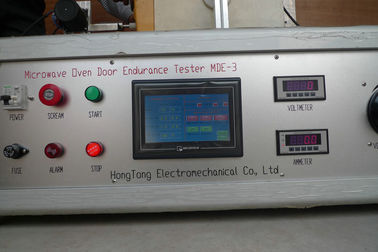 O PLC controla o verificador da resistência da porta do forno microondas do verificador do dispositivo elétrico